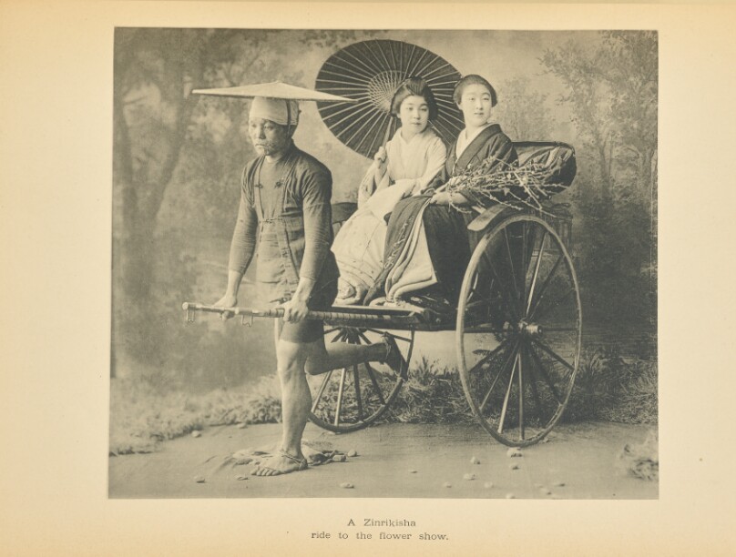 A Jinrikisha Ride to the Flower Show