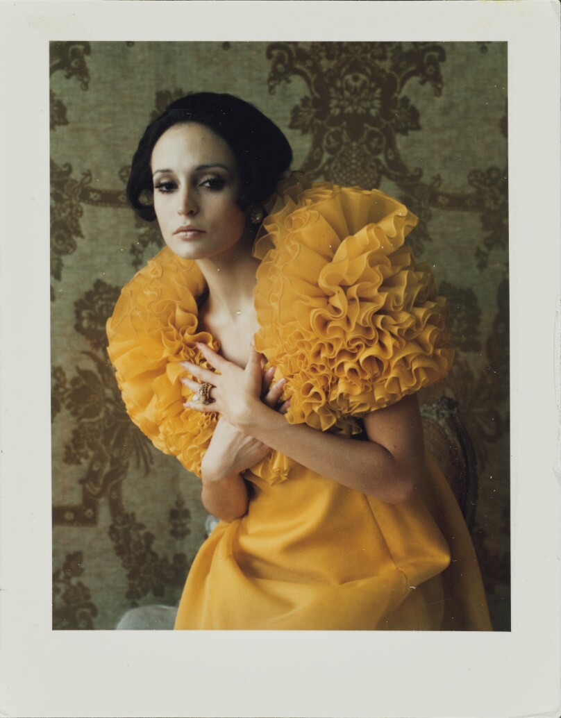 Model Wearing Helena Rubenstein