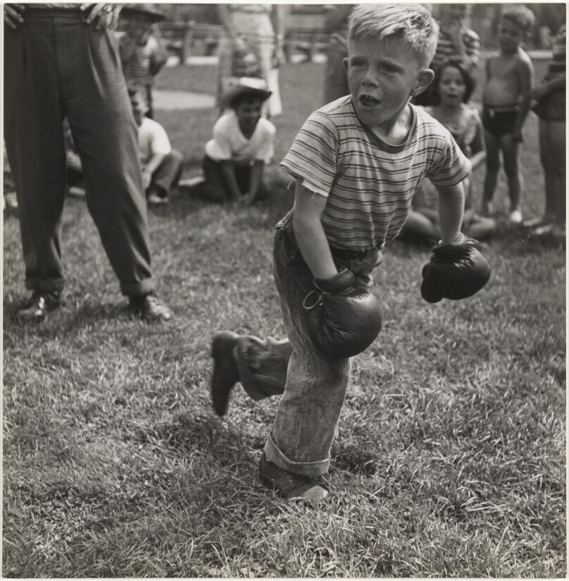 Boxing is the Favorite Sport with the Boys Who Come to the Center, Bayway Community Center, Elizabeth, NJ
