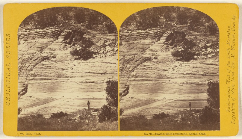 Cross-bedded Sandstone, Kanab, Utah.