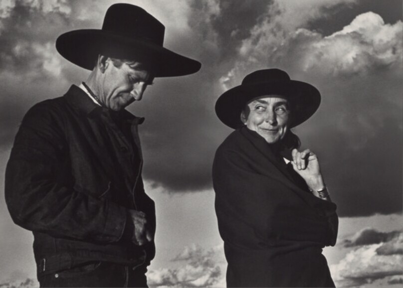 Georgia O'Keeffe and Orville Cox, Canyon de Chelly National Monument, Arizona