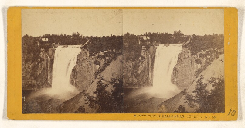 Monmorency Falls, near Quebec.