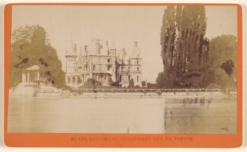 Chateau de Rougemont Lac de Thoune