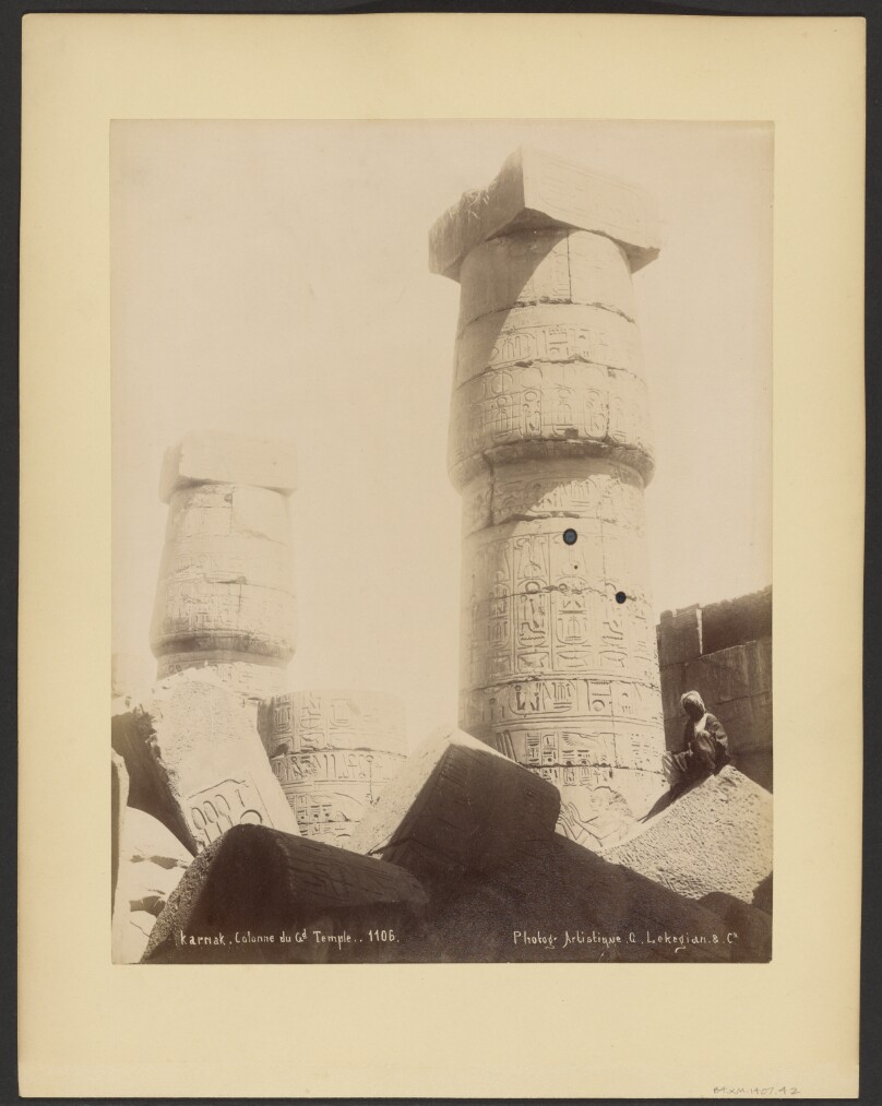 Karnak, Colonne du Gd. Temple