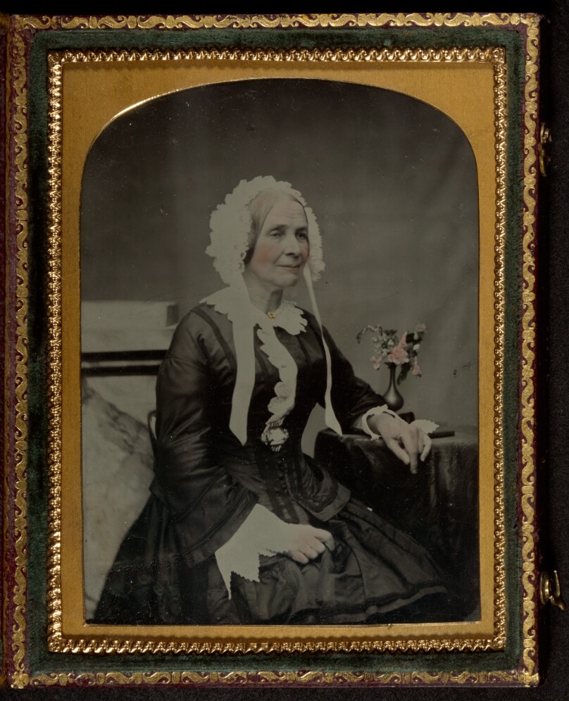 [Portrait of an Elderly Woman in Bonnet]