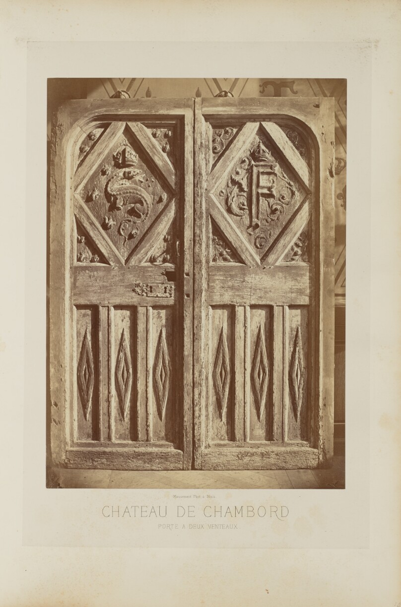 Château de Chambord: Porte a [sic] deux venteaux