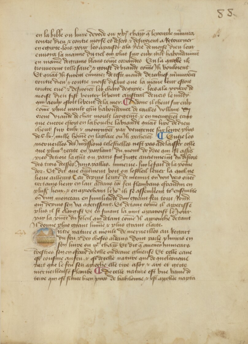 Historiated Initial E: Land near Babylon