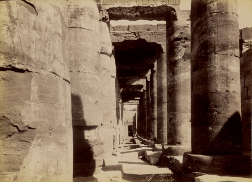 [Abydos, Exterior of the Temple] / [Abydos, Exterieur du Temple]