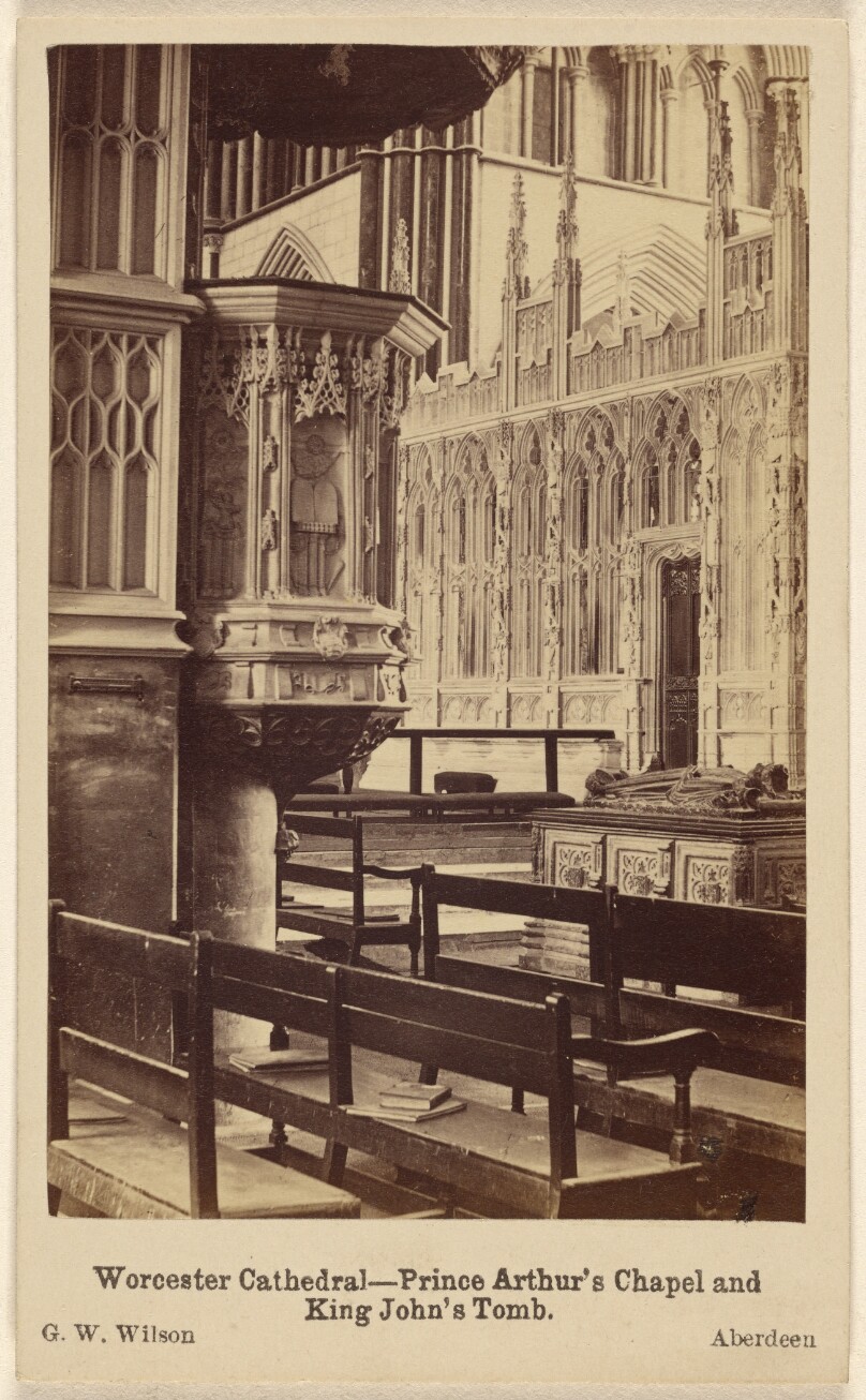 Worcester Cathedral - Prince Arthur's Chapel and King John's Tomb.