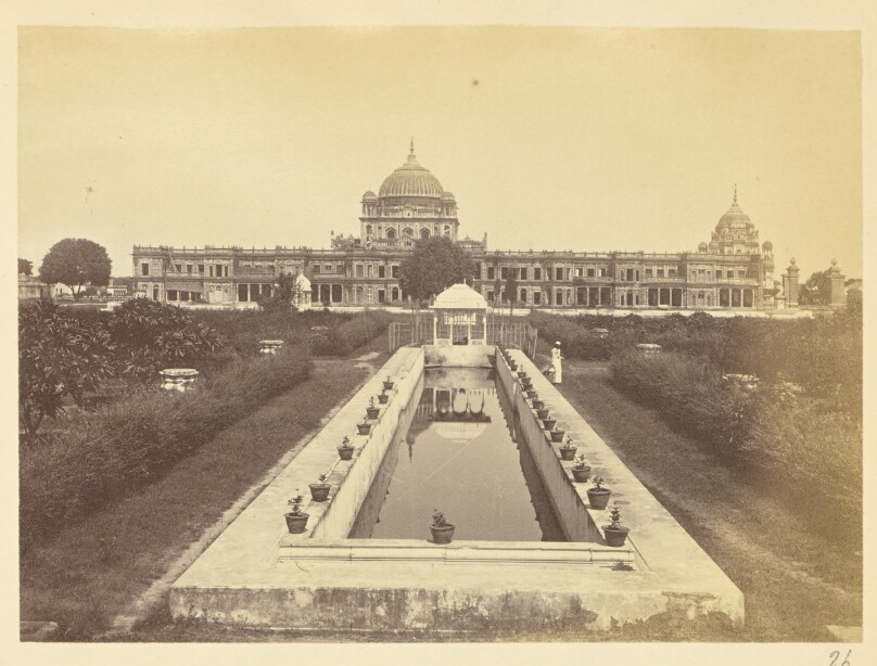 [Reflecting Pool in the Kaiserbagh, Lucknow]