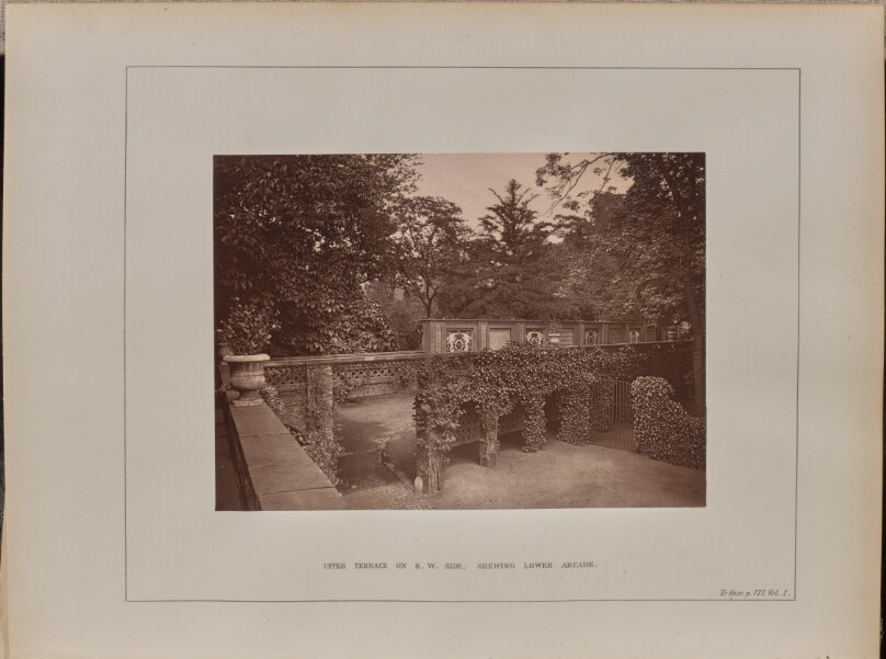 Upper Terrace on Southwest Side, Shewing Lower Arcade