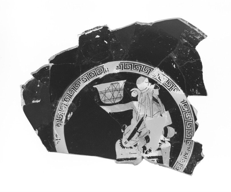 Attic Red-Figure Kylix Fragment