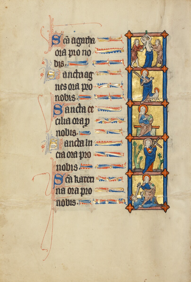 The Martyrdom of Saint Agatha; Saint Agnes; Saint Cecilia; Saint Lucy; Saint Catherine