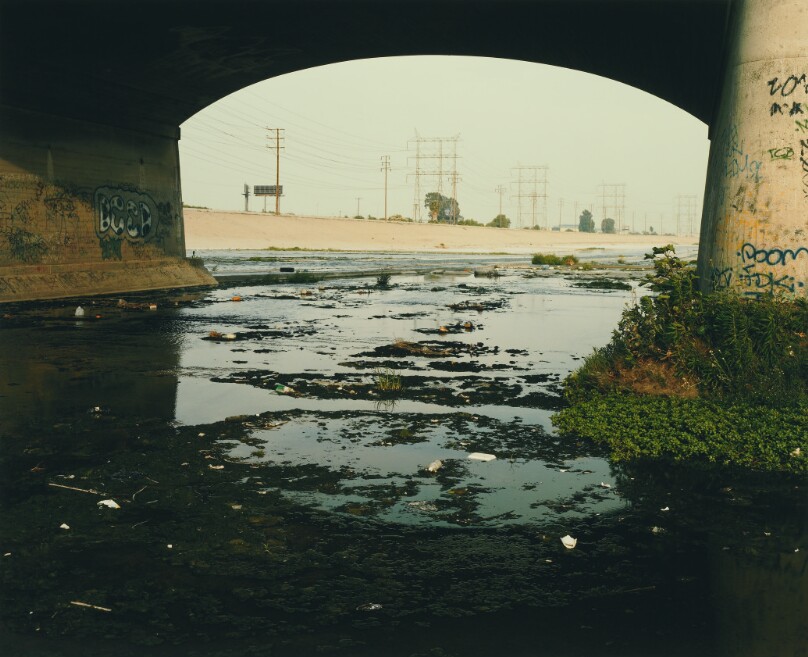 The Los Angeles River Near District Boulevard, Vernon