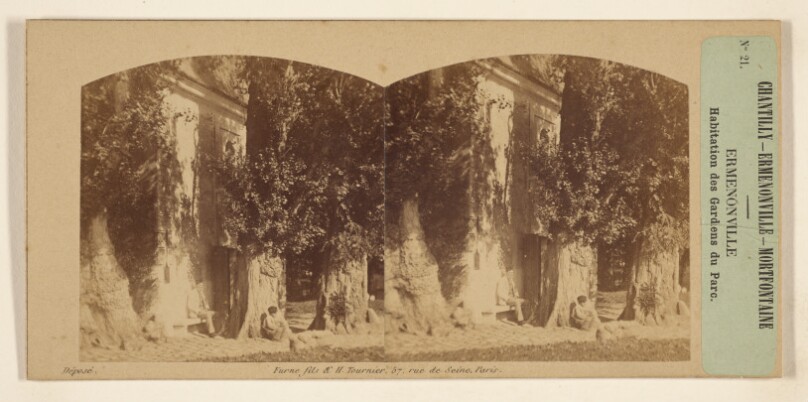 Ermenonville. Habitation des Gardens du Parc.
