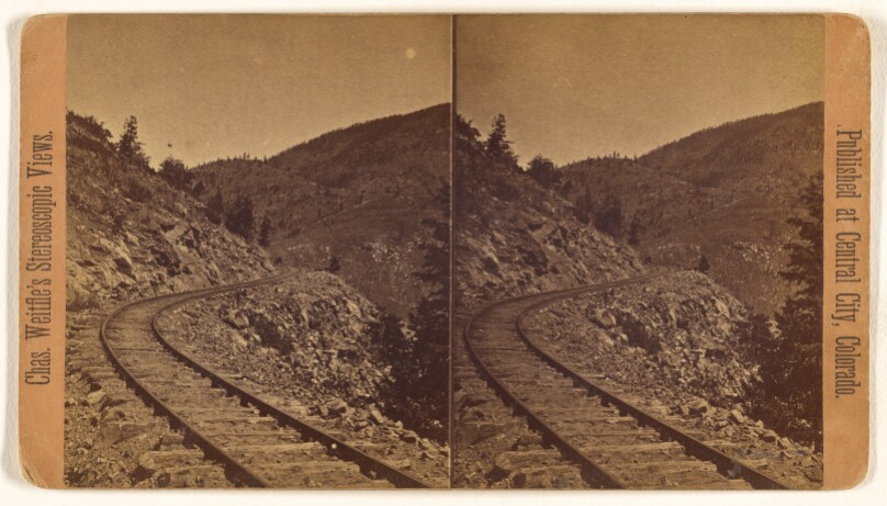 [View on the Colorado Central R.R. from Black Hawk to Central City, Colorado]