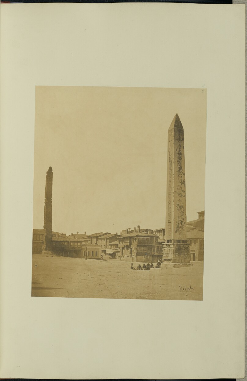 Obelisks in the Hippodrome. Between Them is the Column of Twisted Serpents Which Supported the Tripod in the Temple of Delphos