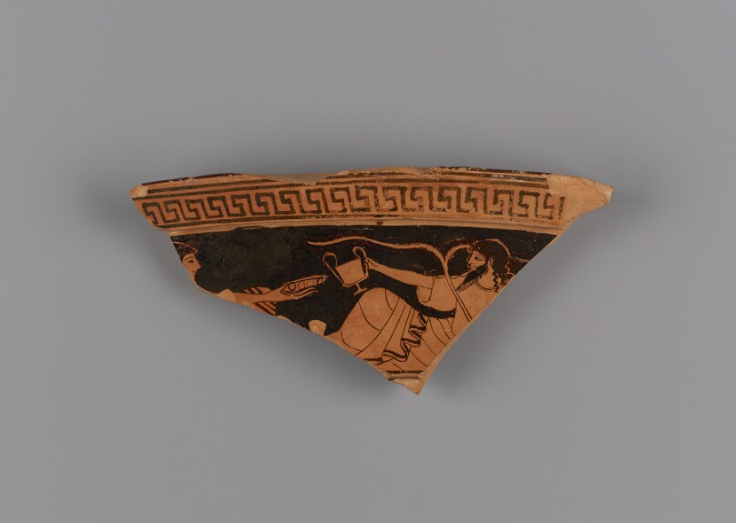 Attic Red-Figure Volute Krater Fragment