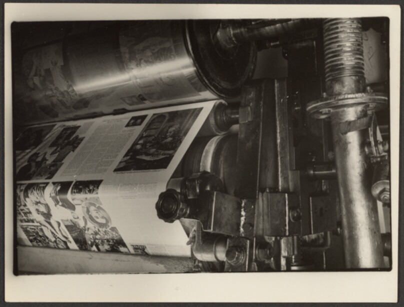 [Newspaper Printing Press]