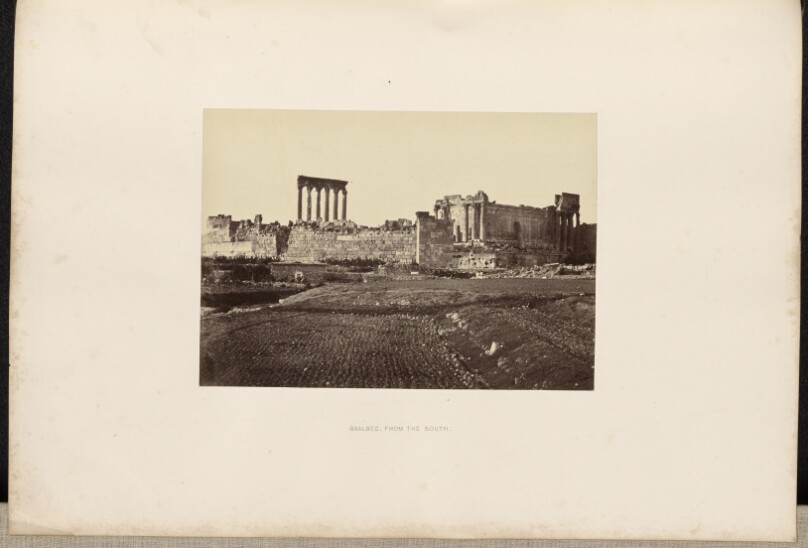 Baalbec, From the South