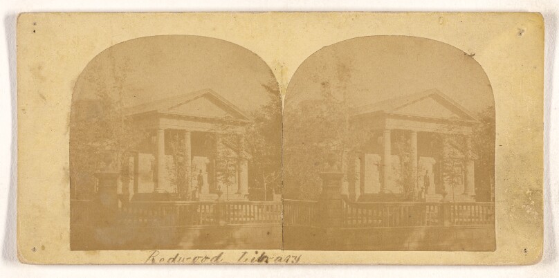 Redwood Library, Newport, R.I. (Established 1730.)