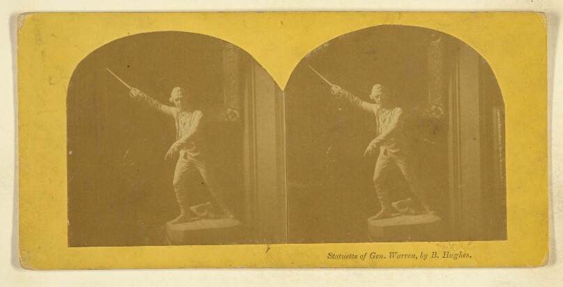 Statuette of Gen. Warren, by B. Hughes.