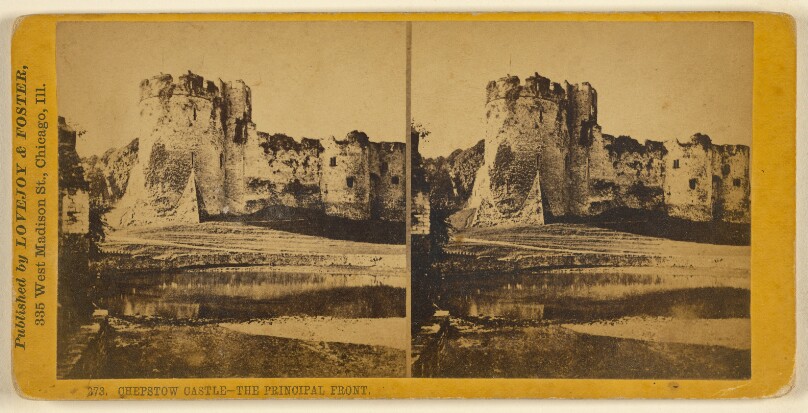Chepstow Castle - The Principal Front.