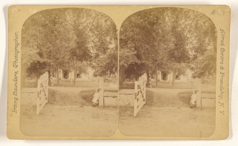 [House at Alfred Centre or Friendship, N.Y.]