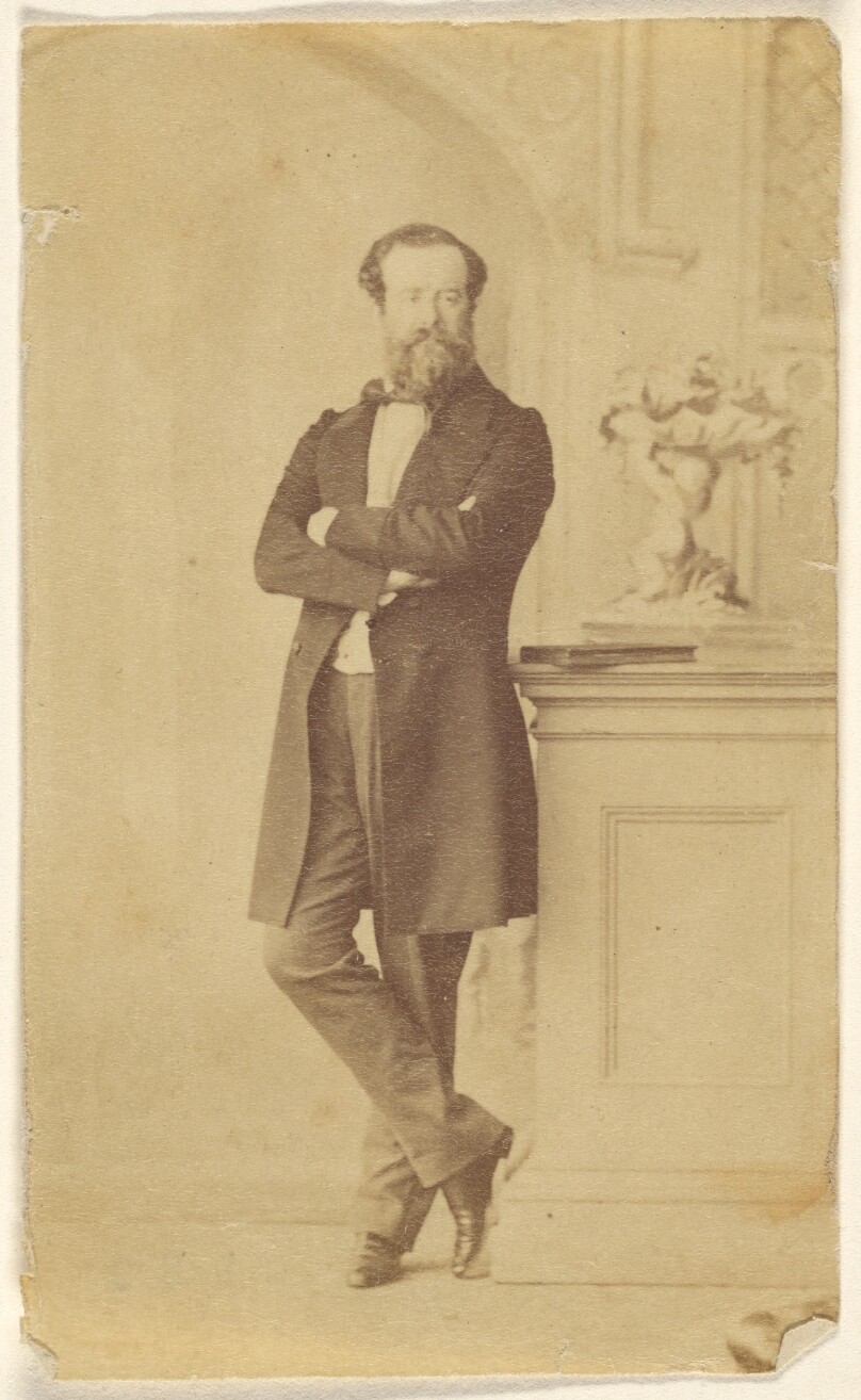 [Unidentified bearded man, standing]