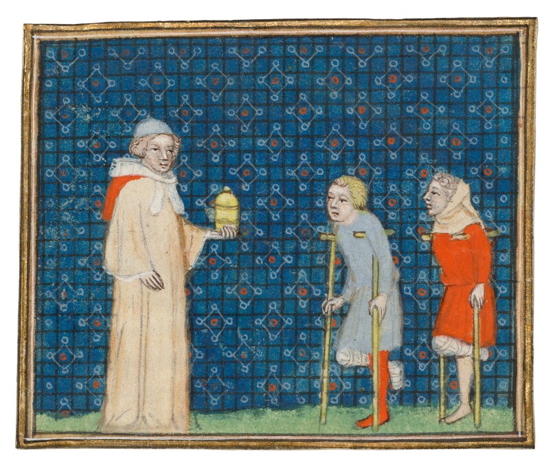 Two Patients before a Doctor