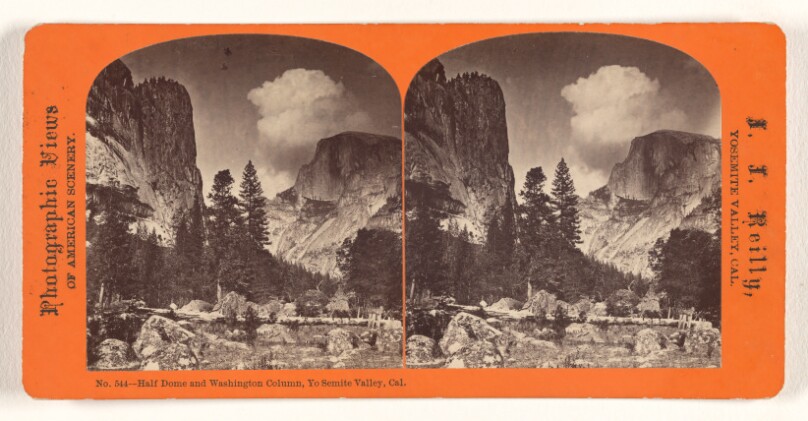 Half Dome and Washington Column, Yo Semite Valley, Cal.