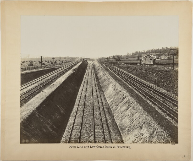 Main Line and Low Grade Tracks at Parkesburg