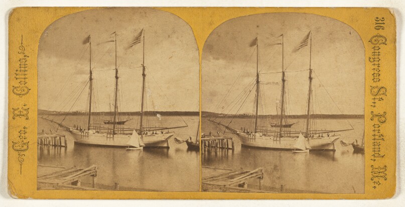 View of Harbor from Water Street. [Castine, Maine]