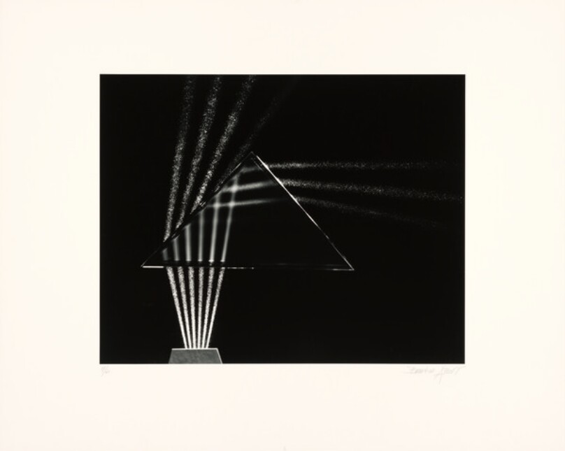 Beams of Light Through Glass
