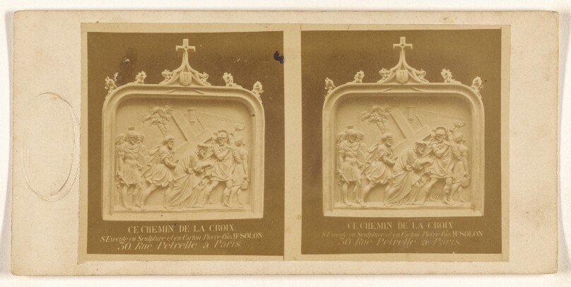 [Sculpture of The Fifth Station of the Cross by Solon]