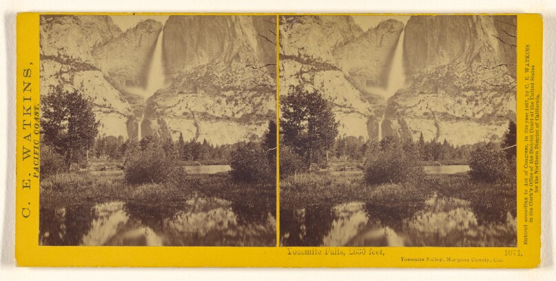 Yosemite Falls, 2630 feet, Yosemite Valley, Mariposa Co.