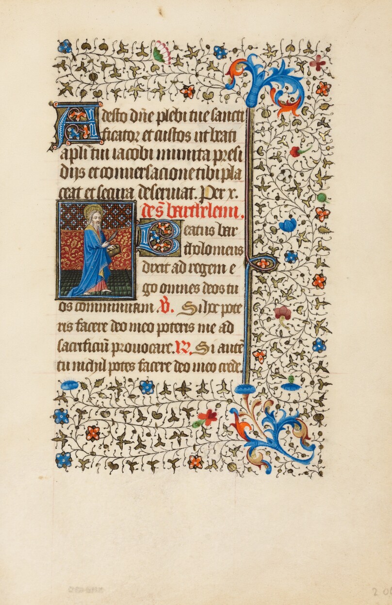 Saint Bartholomew with a Knife and a Book
