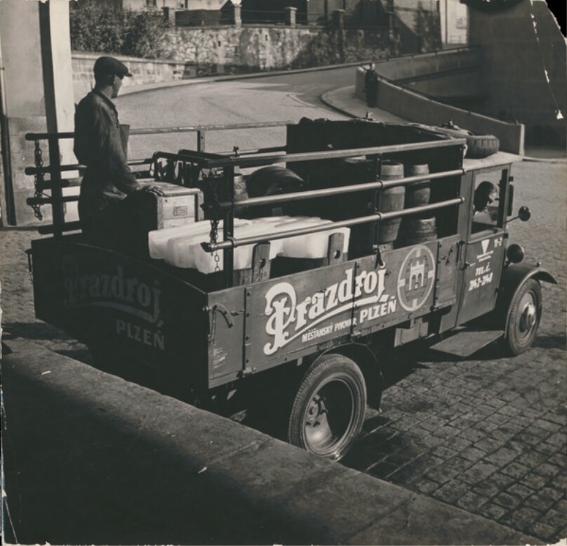 Loading Beer for Delivery - Pilsen, C.S.R.