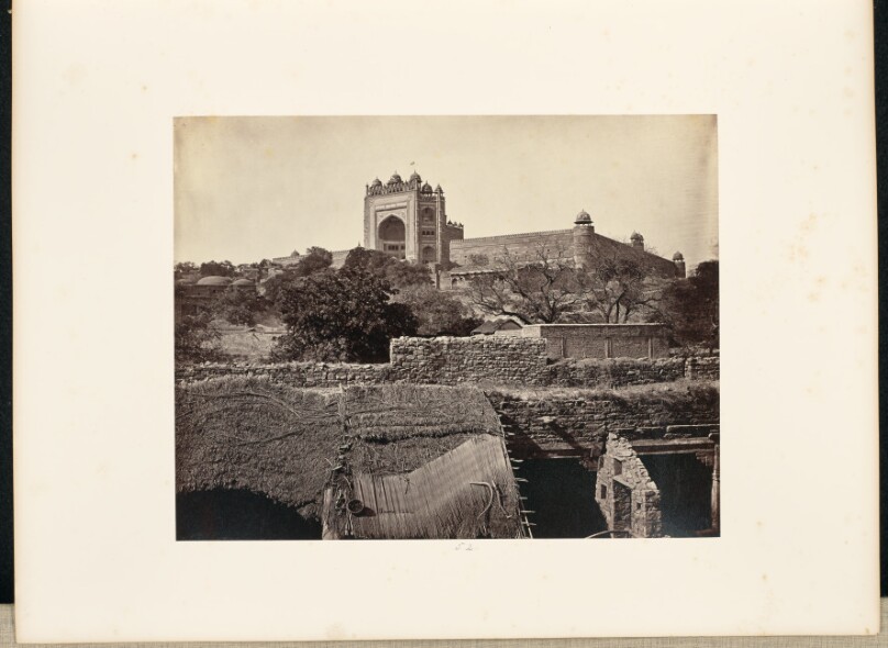 Futtypore Sikri; The Great Gate, Distant View from the Southeast