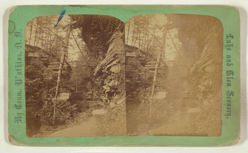 Glen Park Hotel and Magnetic Sulphur Springs House, Watkins Glen, N.Y. Ten Minutes Walk From...R.R. Depot and Steamboat Landing.