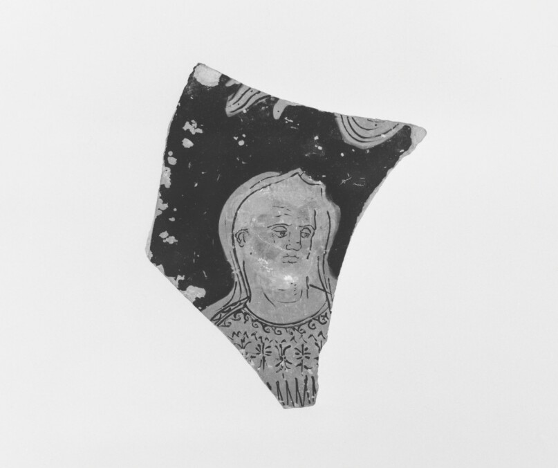 Apulian Red-Figure Hydria or Pelike Fragment