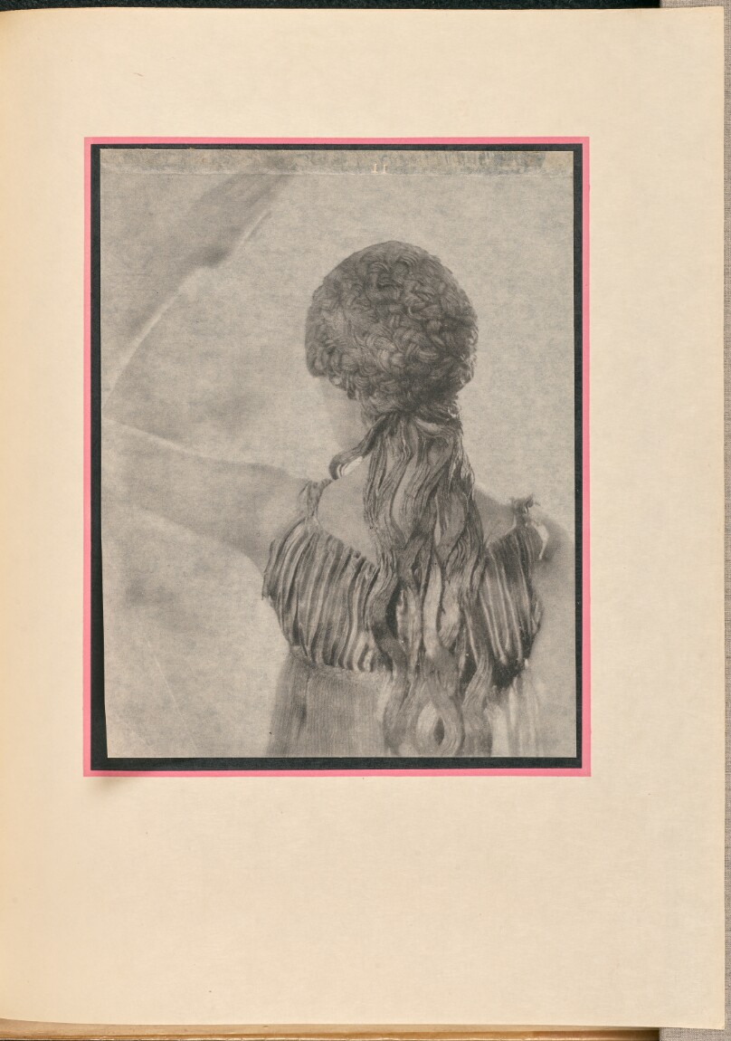 [Female dancer as a nymph, seen from behind]