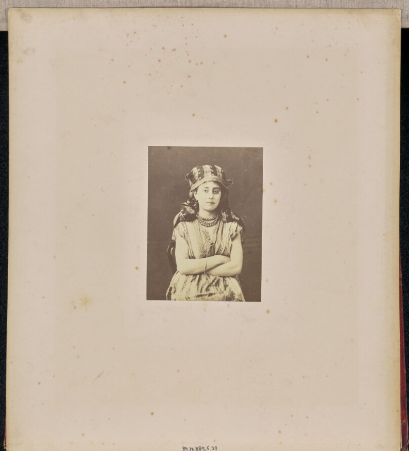 [Portrait of a woman in costume]