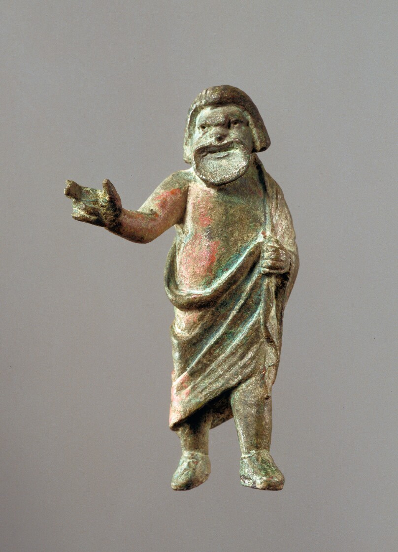 Statuette of a Striding Comic Actor