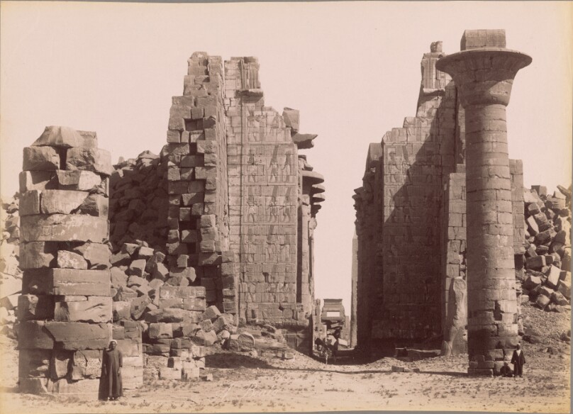 [First Court of the Temple of Karnak] / [Karnak, Premiere Cour du Temple]