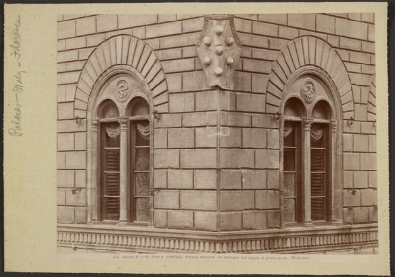 Corner detail, Riccardi Palace, Florence