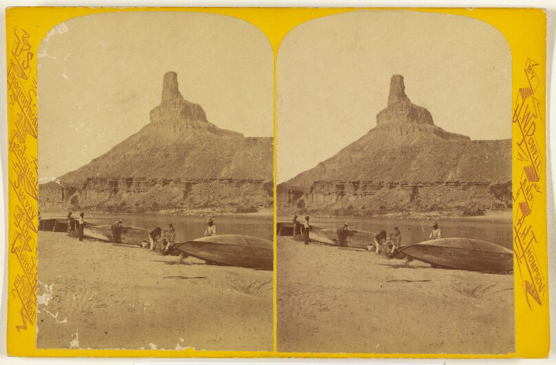 Gray Canon. Cathedral Butte. [Green River]