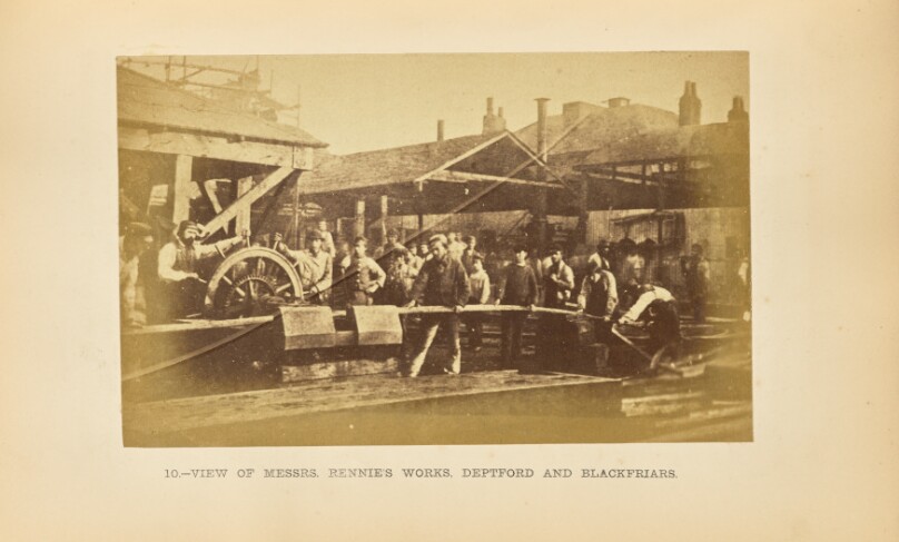 Messrs. Rennie's Works, Deptford and Blackfriars: One View