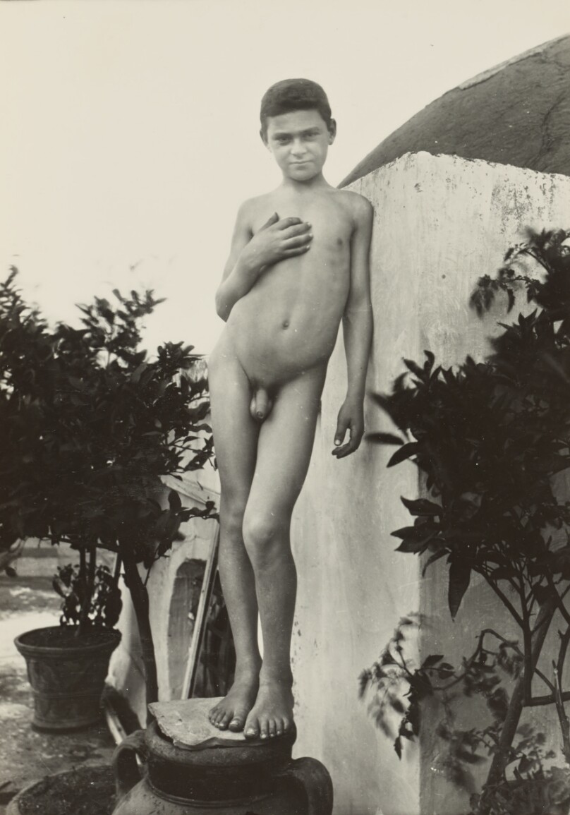 [Standing nude]
