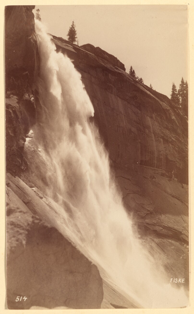 Nevada Fall. 700 feet. From Cloud's Rest Trail.